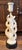 Wood 1951 Maurizio Tempestini for Lightolier Alabaster Flame Table Lamps - a Pair For Sale - Image 7 of 15