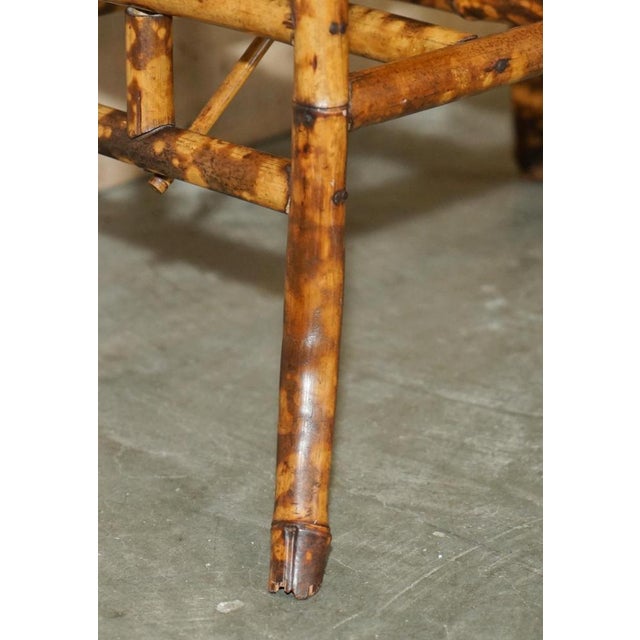 Gold Movement Bamboo Carved Chinese Magazine Paper Rack, 1880s For Sale - Image 8 of 18