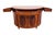 Ethan Allen Townhouse Collection Traditional Hepplewhite Revival Mahogany Inlaid 50" Demilune Console / Buffet 30-6205 For Sale - Image 9 of 18