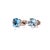 Metal Natural Aquamarine Stud Earrings 14k White Gold 1.3 TCW Certified For Sale - Image 7 of 12