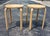 Mid-Century Modern 1990s Vintage Ikea Frosta Birch Plywood Stacking Stools, Pair For Sale - Image 3 of 7