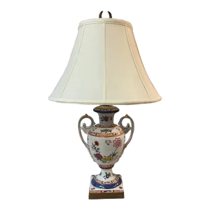 Remington Hand Painted Porcelain Table Lamp