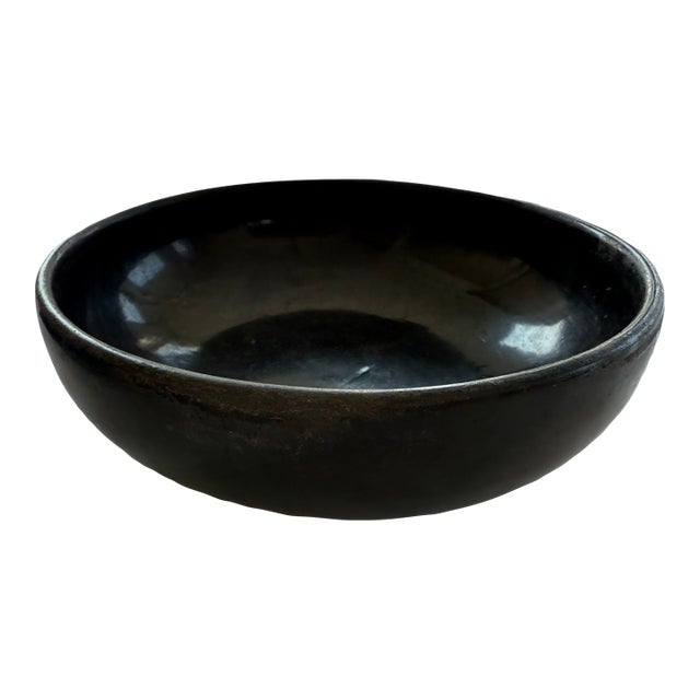 Maria Martinez Black Bowl 1940's For Sale
