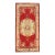 Vintage Red Turkish Oushak Area Rug 2ft 11in X 5ft 10in For Sale