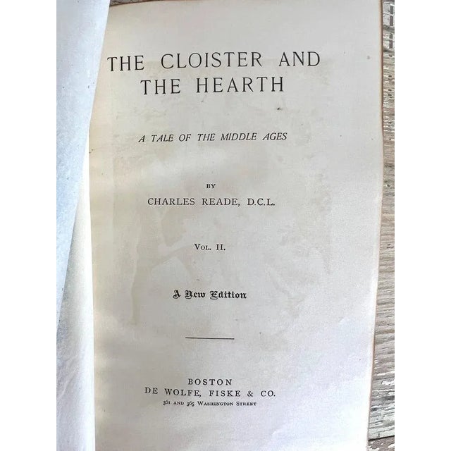 19th Century Set of Sixteen Leather Bound Book by Charles Reade For Sale - Image 5 of 12