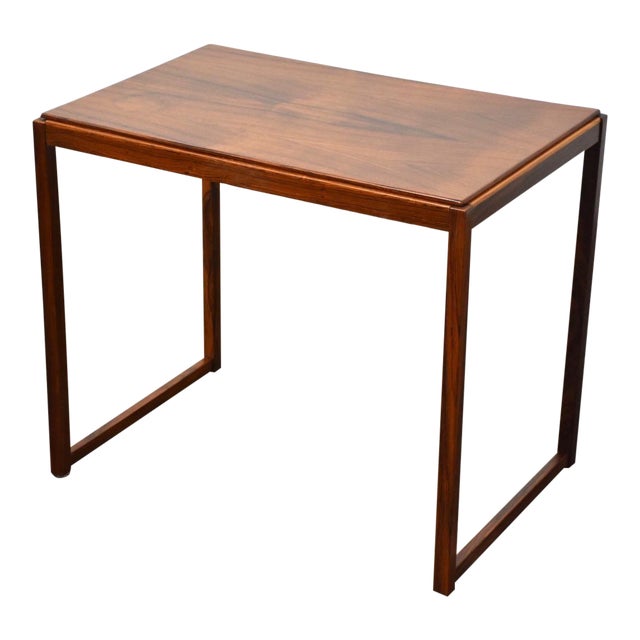 Rosewood MCM End Table | Chairish