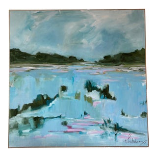 Water Abstract Painting by Camille Thibadeaux For Sale