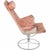 Bruno Mathsson Jetson chair upholstered in patinated aniline leather, and with a frame of chrome steel. The chair is from...