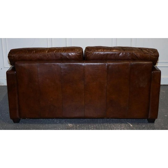 Viscount Sofa in Brown Leather from Timothy Oulton For Sale - Image 14 of 15