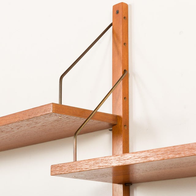 Vintage Scandinavian Teak Wall Unit by Poul Cadovius, 1960s For Sale - Image 11 of 17