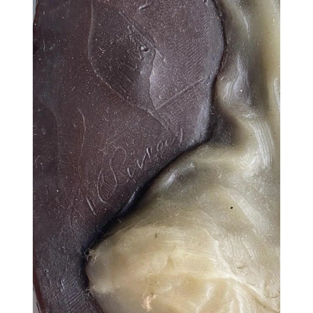 Brown Richard Cockle Lucas, Medal Sculpture, 1853, Wax For Sale - Image 8 of 9