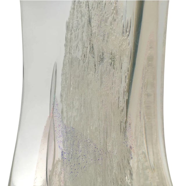 1990s Rolling Karg Iridescent Art Glass Sculpture , Uniq!ue ,Museum Quality For Sale - Image 5 of 9