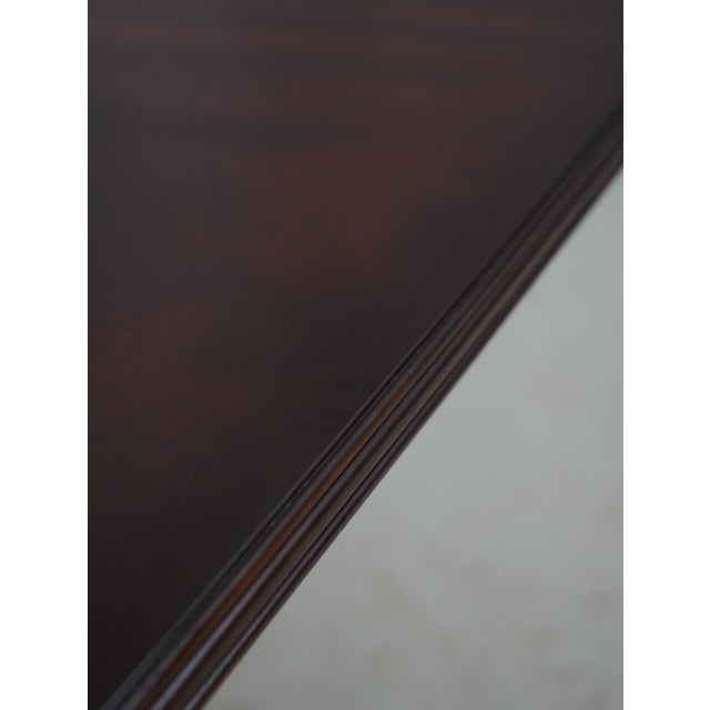 Maitland Smith Flame Mahogany Double Pedestal Dining Table For Sale In Philadelphia - Image 6 of 18