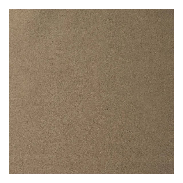Sample - Schumacher Vegan Suede Fabric in Fawn For Sale