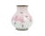 An antique Japanese copper vase with wireless cloisonne enamel design. Late Meiji era, before 1912. Round shape with...