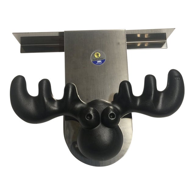 SKS Fun & Fantasy Collection "Elk" BLACK Overdoor Wardrobe Hook #67022 For Sale