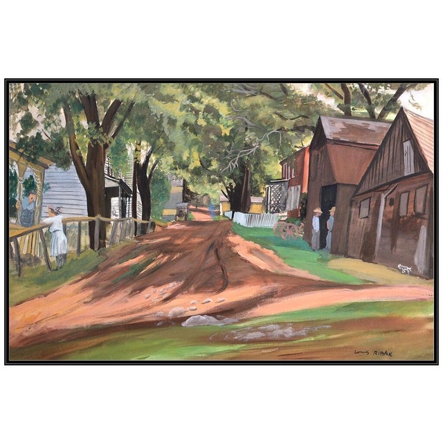 Message us to inquire about custom framing options! (Included for free with every purchase) The artwork here, "Sunday in...