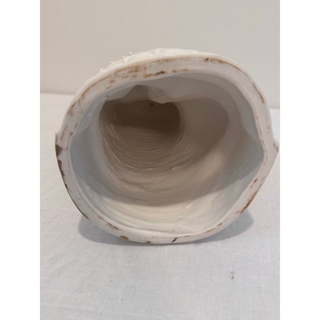 Vintage Blanc De Chine Porcelain Guanyin Statue, 12” For Sale - Image 9 of 10