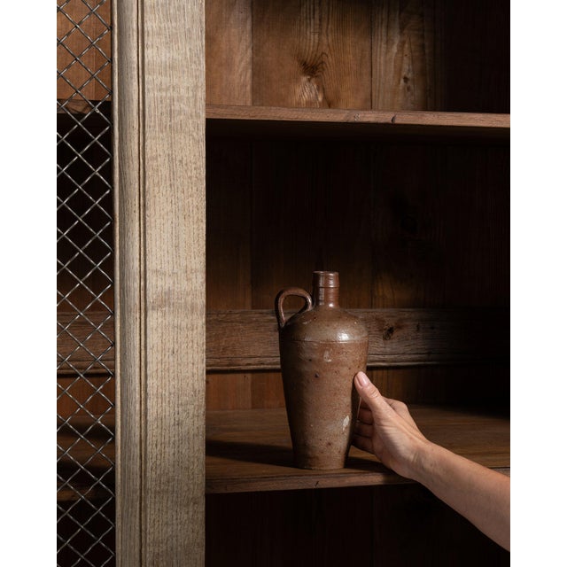 Wood 19th Century France Red Wood Armoires Wardrobes & Linen Presses For Sale - Image 7 of 11