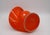 1970s Space Age Orange Swirl SC3 Ceramic Vase, Italy, 1970s For Sale - Image 5 of 12