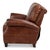 English Club Leather Recliner in Chestnut Brown For Sale - Image 4 of 11