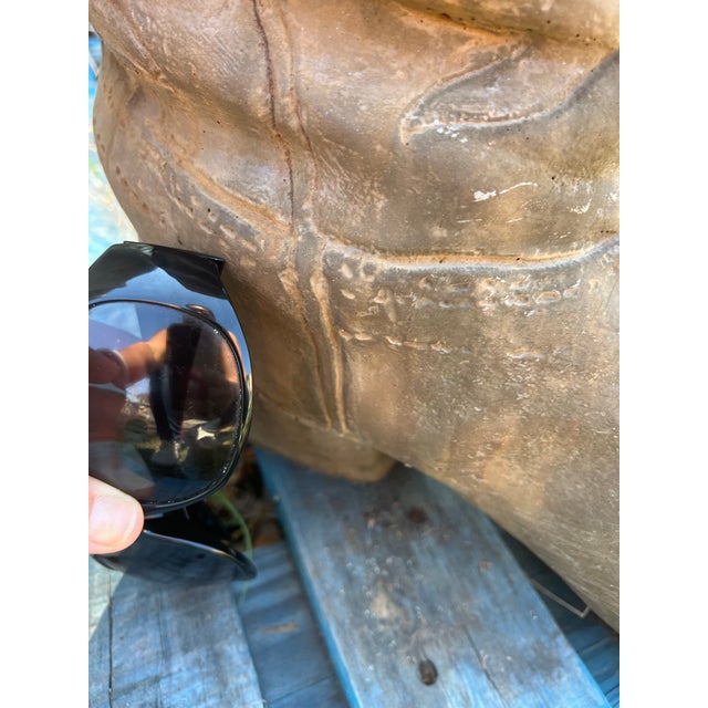 1970s 1970s Oversize Jumbo Concrete Cowboy Boot Planters - Set of 2 For Sale - Image 5 of 9