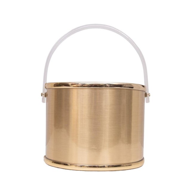 Gilt Aluminum Ice Bucket by Georges Briard, 1970s For Sale - Image 10 of 10