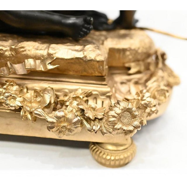 Stunning single French bronze and ormolu cherub dish- or tazza This stunning piece is in the manner of Clodion Visually...