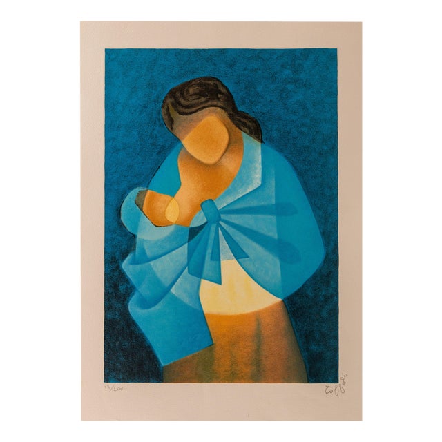 Louis Toffoli, Tenderness, Lithograph For Sale