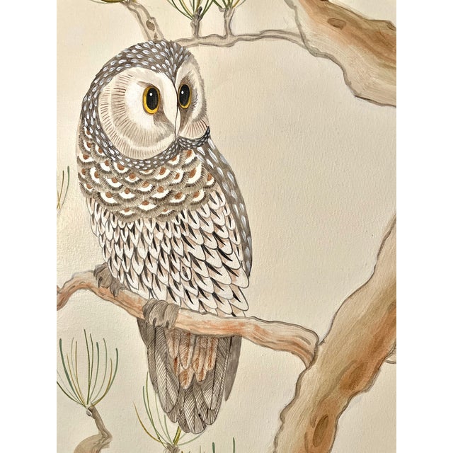 2020s “Mountain Time” Chinoiserie Scenic Mountain Landscape Painting by Allison Cosmos - Set of 3 For Sale - Image 5 of 9