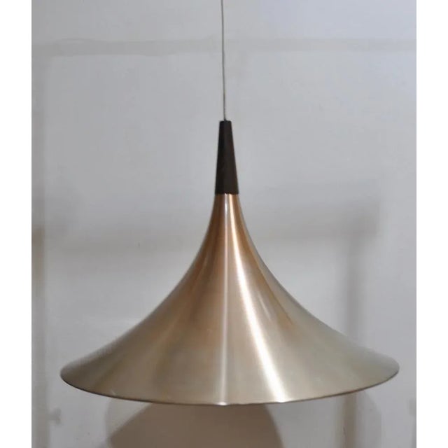 Danish Metal and Pallisandro Lamp For Sale - Image 6 of 13
