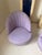 Milo Baughman 1970s Pair of Milo Baughman Clam Shell Swivel Chairs in Lilac For Sale - Image 4 of 11