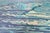 Original Artist Signed Abstract Rocky Seascape Oil Painting in Carved Giltwood Frame For Sale In South Bend - Image 6 of 13