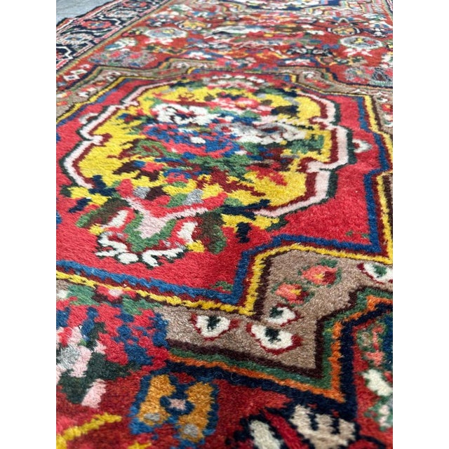 Mid-Century Bakhtiar Savonnerie Runner, 1940s For Sale - Image 17 of 18