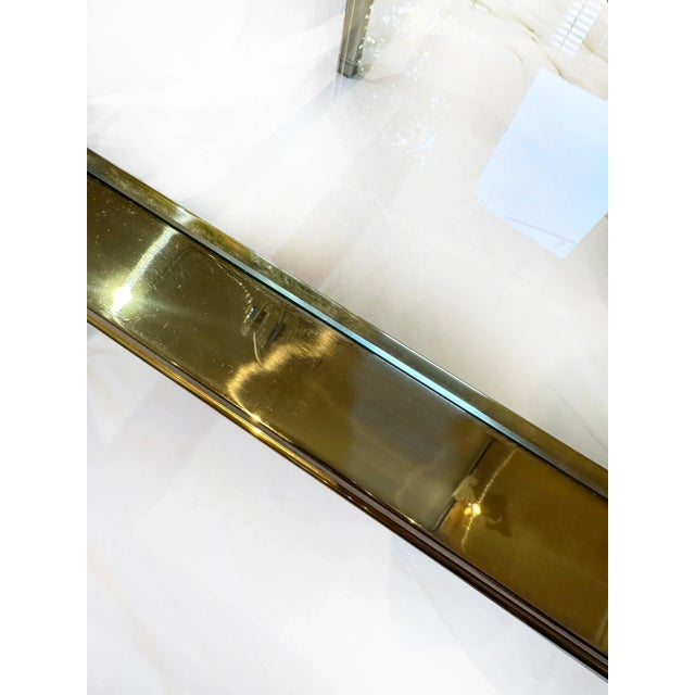 Louis XVI Style 1970’s Brass Coffee Table For Sale In Dallas - Image 6 of 7