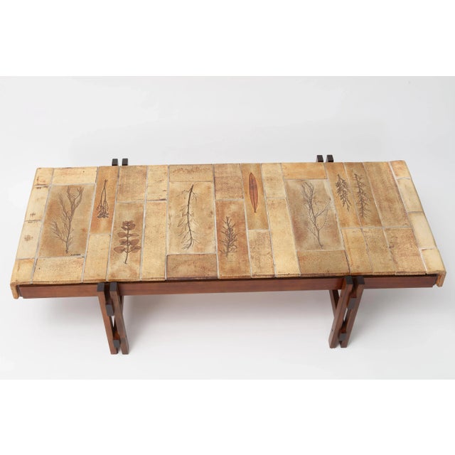 This Coffee Table by Roger Capron well known as "Garrigue" Coffee Table. The garrigue tiles were an innovation of Mr....