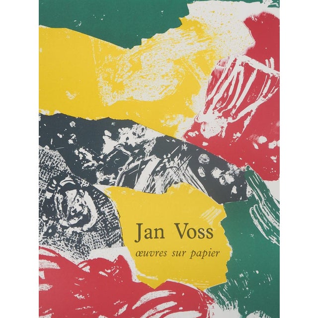 Jan Voss (1936) Works on Paper Original color lithograph poster On poster paper, 48 x 68 cm (approx. 19 x 27 inches)...