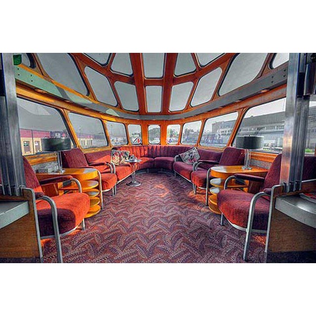 Aluminum Pullman Passenger Train Railroad Lounge Chair Chairish