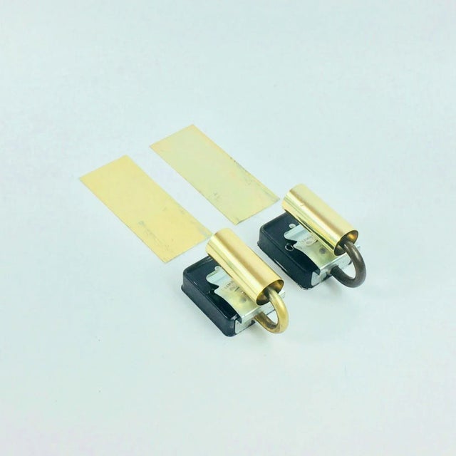 Metal Mid-Century Modern Amber Bubble Glass Wall Lights by Helena Tynell for Limburg, 1960s, Set of 2 For Sale - Image 7 of 10