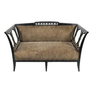 Early 20th Century Vienna Secession "Fledermaus" Style Bentwood Settee For Sale