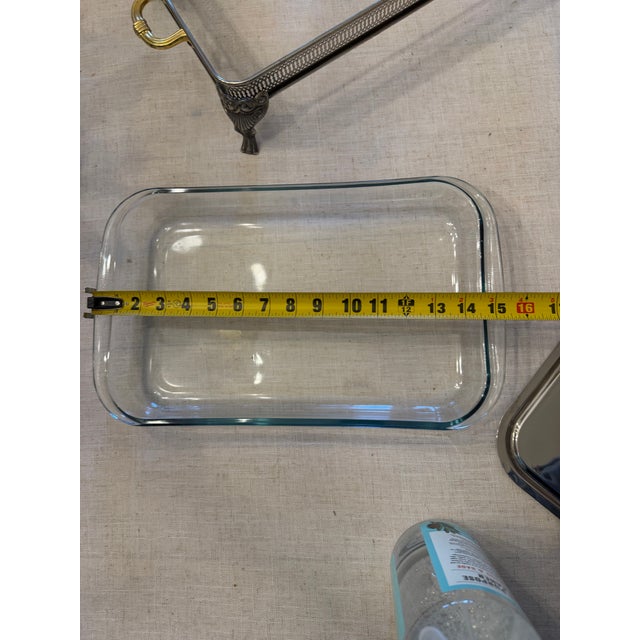 Vintage Silverplate Footed Covered Casserole Server With Glass Insert For Sale - Image 9 of 11