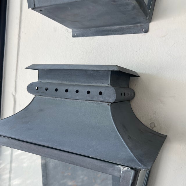 Hector Finch Zeus Wall Lanterns - Set of 8 For Sale In West Palm - Image 6 of 12