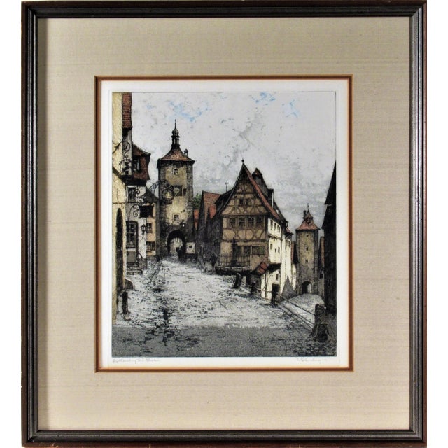 Printmaking Materials Josef Eidenberger, Rothenburg, Plontein, Circa 1970 For Sale - Image 7 of 7