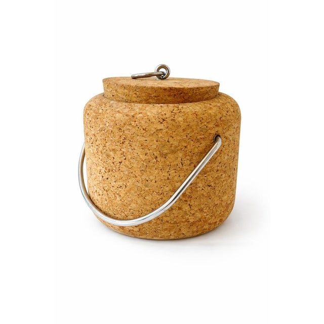 Cork Exterior Ice Bucket by Signe Persson-Melin for Boda Nova, 1970s For Sale - Image 6 of 8