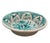 2000 - 2009 Vintage Moroccan Hand-Painted Green & White Ceramic Lebrillo Bowl For Sale - Image 5 of 12