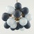 Sputnik Lamp with Matte Blue Balloons For Sale - Image 5 of 5