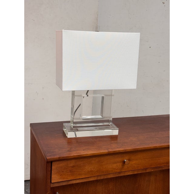 Safavieh Safavieh Town Square Crystal Table Lamp For Sale - Image 4 of 12