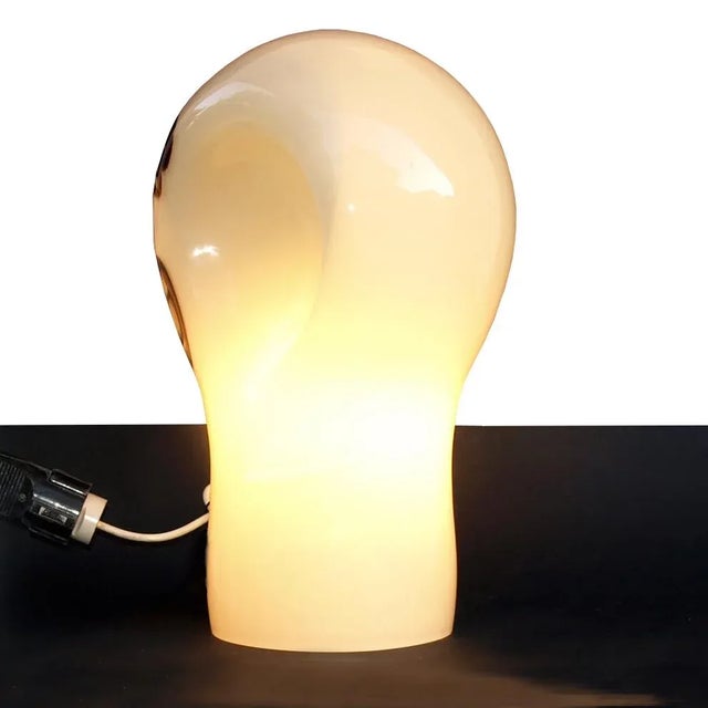 Glass Table Lamp by Toni Zuccheri for La Murrina, 1970s For Sale - Image 6 of 14