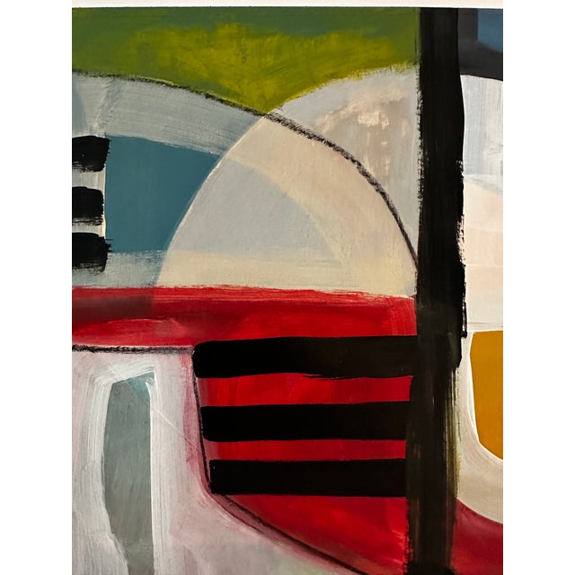 Contemporary Framed Original Contemporary Abstract Art by Michael Sanchez For Sale - Image 3 of 9