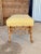 Schumacher Early 21st Century Schumacher Faux Bamboo Upholstered Bench For Sale - Image 4 of 12
